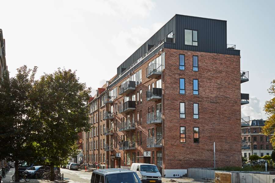 Astronomische Aussicht von den Penthauswohnungen auf die Tycho Brahes Alle, Tycho Brahes Alle 35, DK-2300 KBH